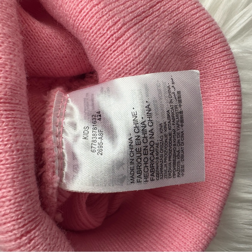 EUC Nike Pink Beanie with Pom-Pom - Picture 4 of 5